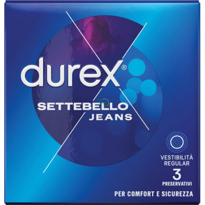 Durex Settebello - preservativo classico 3 pezzi