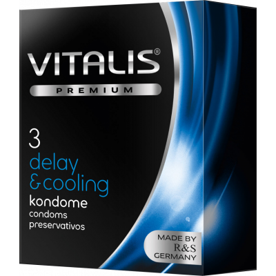 Preservativi ritardanti effetto freddo Delay&Cooling Vitalis