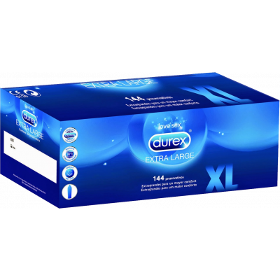 Durex XL - preservativi extralarge 144 pezzi