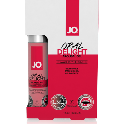 Gel per rapporti orali System Jo Oral Delight Strawberry Sensation 