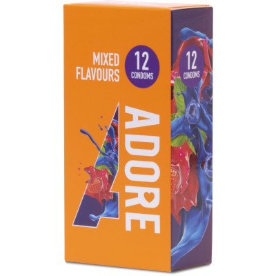 Preservativi aromatizzati Adore Mixed Flavours Pasante