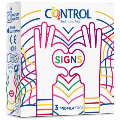 Control Signs - preservativi extra lubrificati