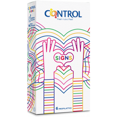 Control Signs - preservativi extra lubrificati