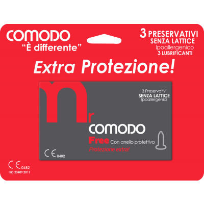 mrComodo Free - preservativi anallergici