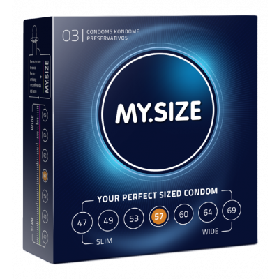 MY.SIZE preservativi 57mm - 3 pezzi