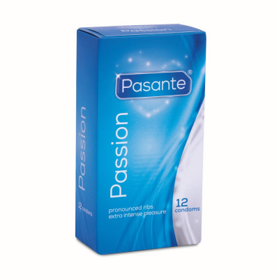 Pasante Ribbed - preservativi stimolanti 12 pezzi