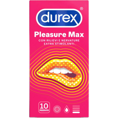 Durex Pleasure Max - 10 pezzi