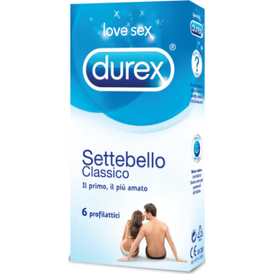 Durex Settebello - preservativo classico 6 pezzi