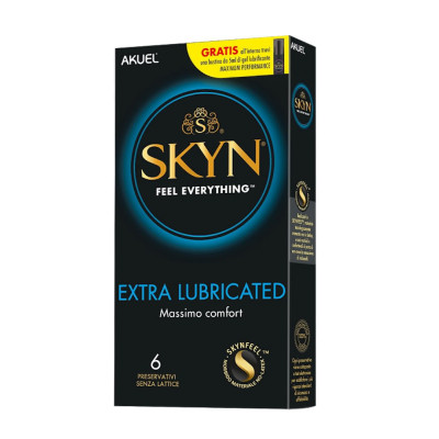 Skyn Extra Lubricated - 6 pezzi con lubrificante scad. 09/2019