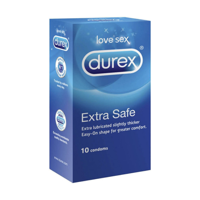 Preservativi resistenti Durex Extra Safe 10 pezzi