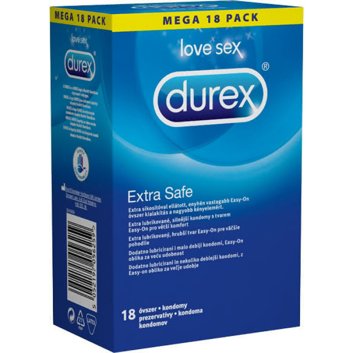 Preservativi resistenti Durex Extra Safe 18 pezzi