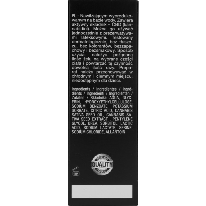 Lubrificante Shotsmedia Cbd Cannabis Lubricant