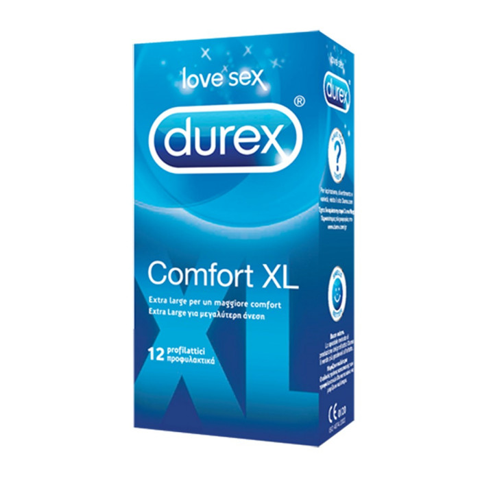 Durex Comfort XL 12 pezzi - preservativi extra large