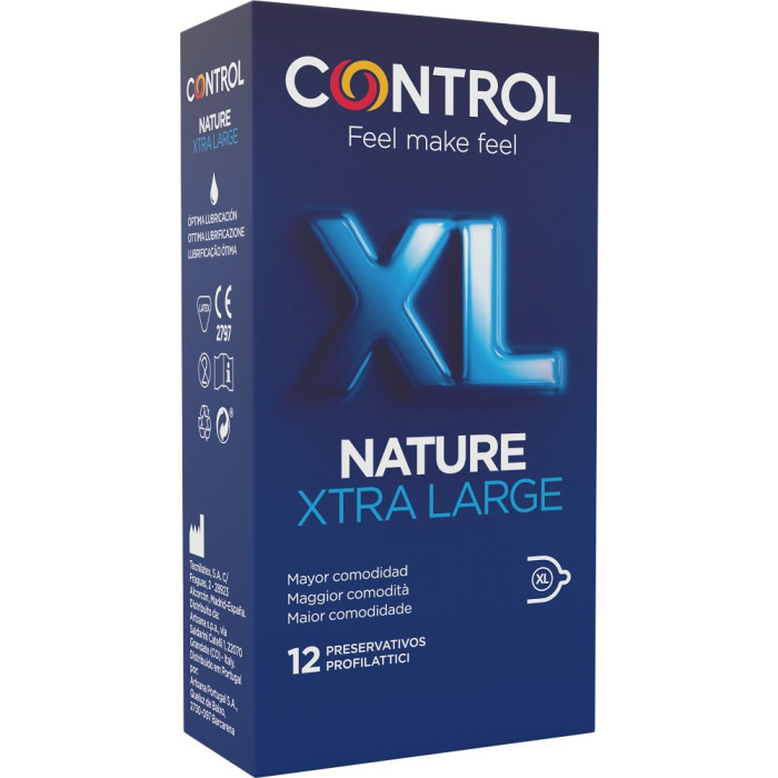 Control Nature XL - preservativi extralarge 12 pezzi