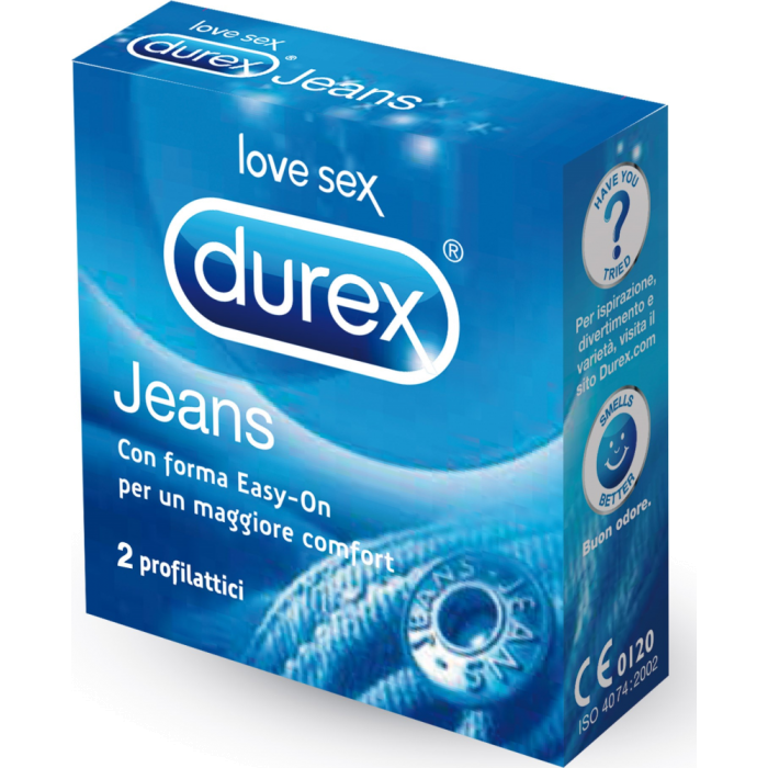 Preservativi Durex Jeans Easy-On 2 pezzi
