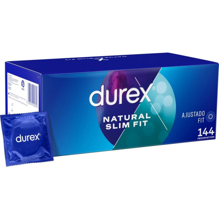 Durex Natural Slim Fit 144 pezzi