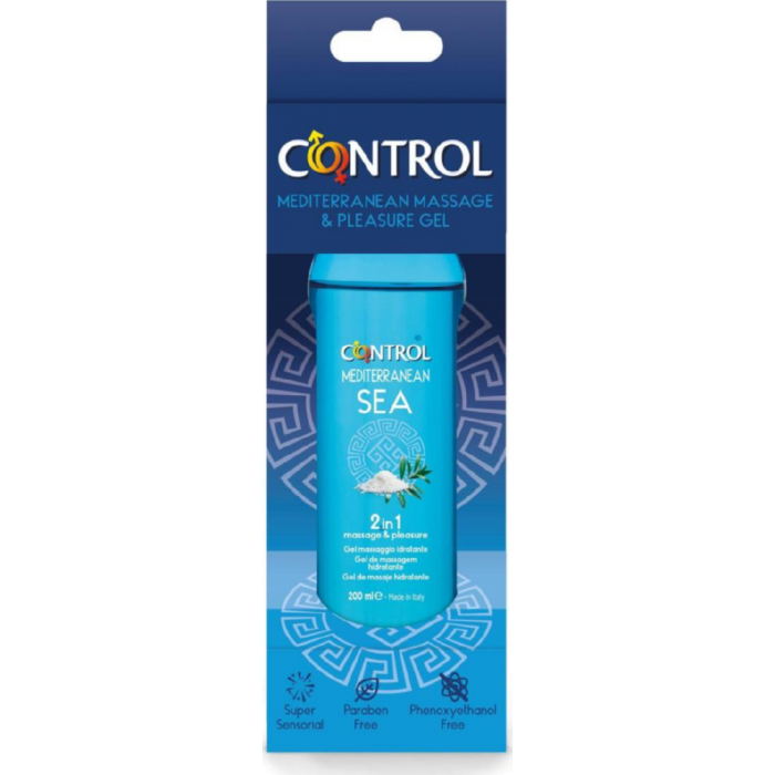 Gel da massaggio corpo 2in1 massage and pleasure Mediterranean Sea Control