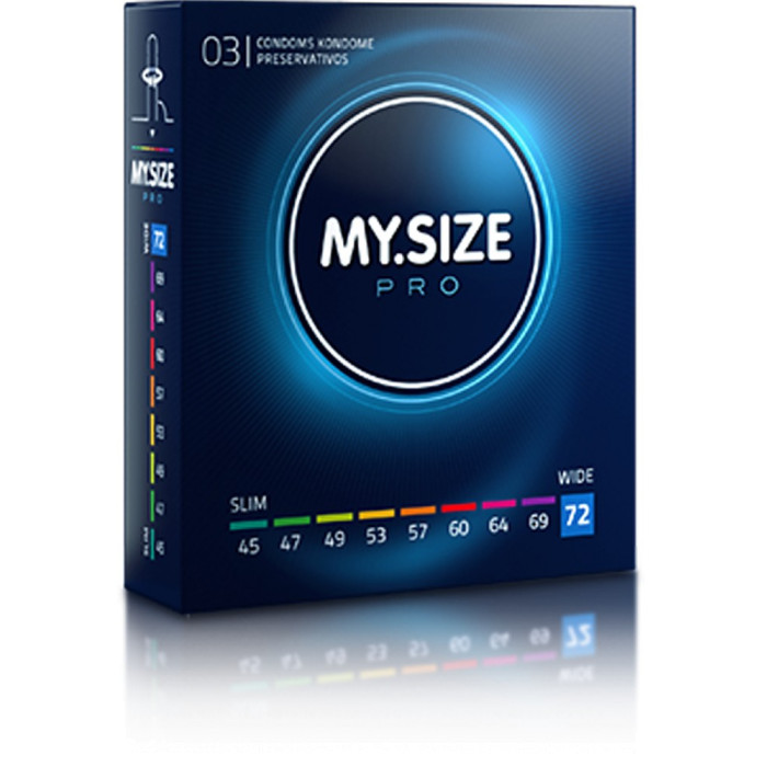 MY.SIZE preservativi 72mm - 3 pezzi