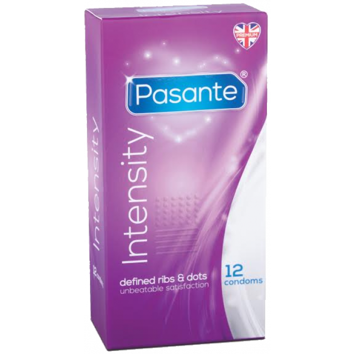 Pasante Ribs & Dots/Intensity - preservativi stimolanti