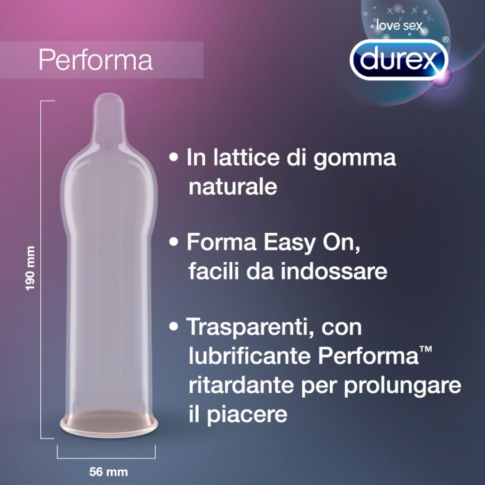 Durex Performa farmacia - 4 pezzi