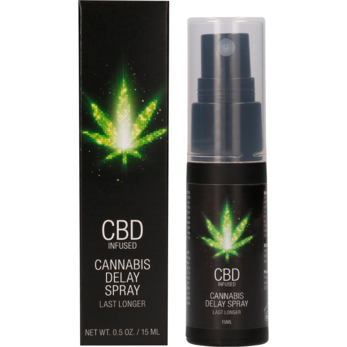 Spray ritardante per lui CBD Infused - Cannabis Delay Spray Shots