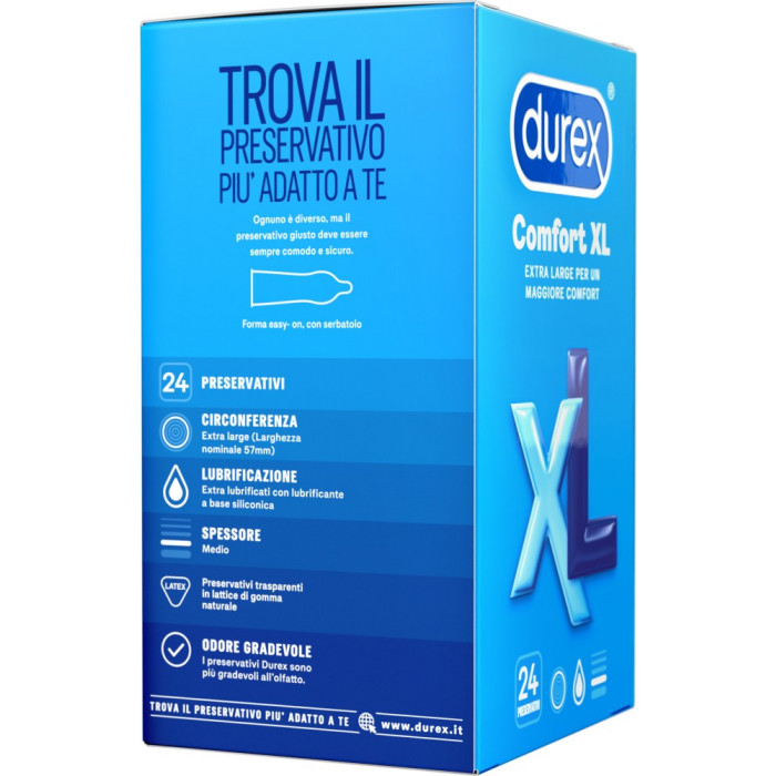 Durex Comfort XL - 24 pezzi