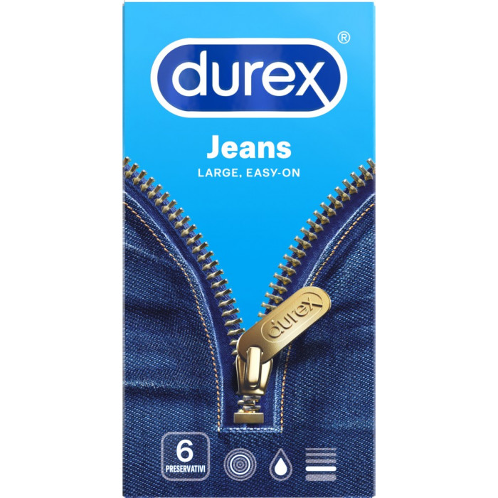 Durex Jeans - preservativi classici 6 pezzi