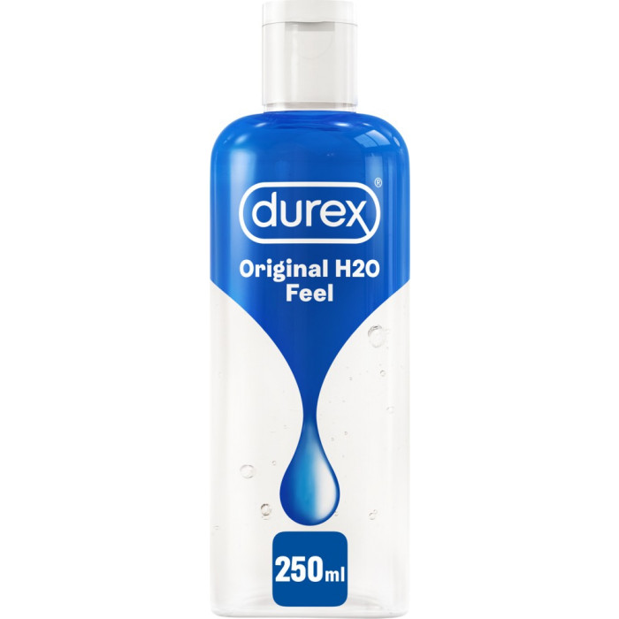 Durex Feel Original H2O - 250ml Lubrificante a Base Acquosa