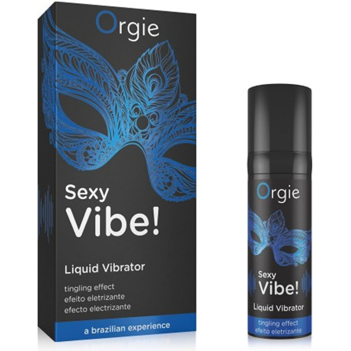 Gel stimolante ad effetto vibrante Sexy Vibe Liquid Vibrator Orgie